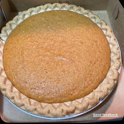 Large Sweet Potatoe Pie