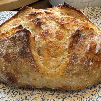 White Cheddar Dill Sourdough Boule Large