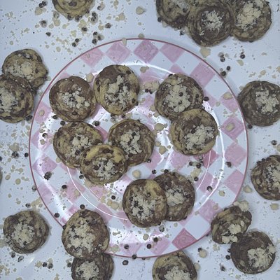 Marble Crumb Cookies 