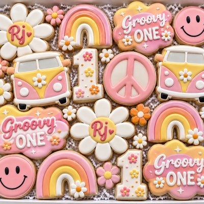 Groovy Custom Sugar Cookies