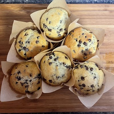 *NEW* Sourdough Chocolate Chip Muffins