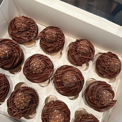 Ferrero Rocher Cupcakes