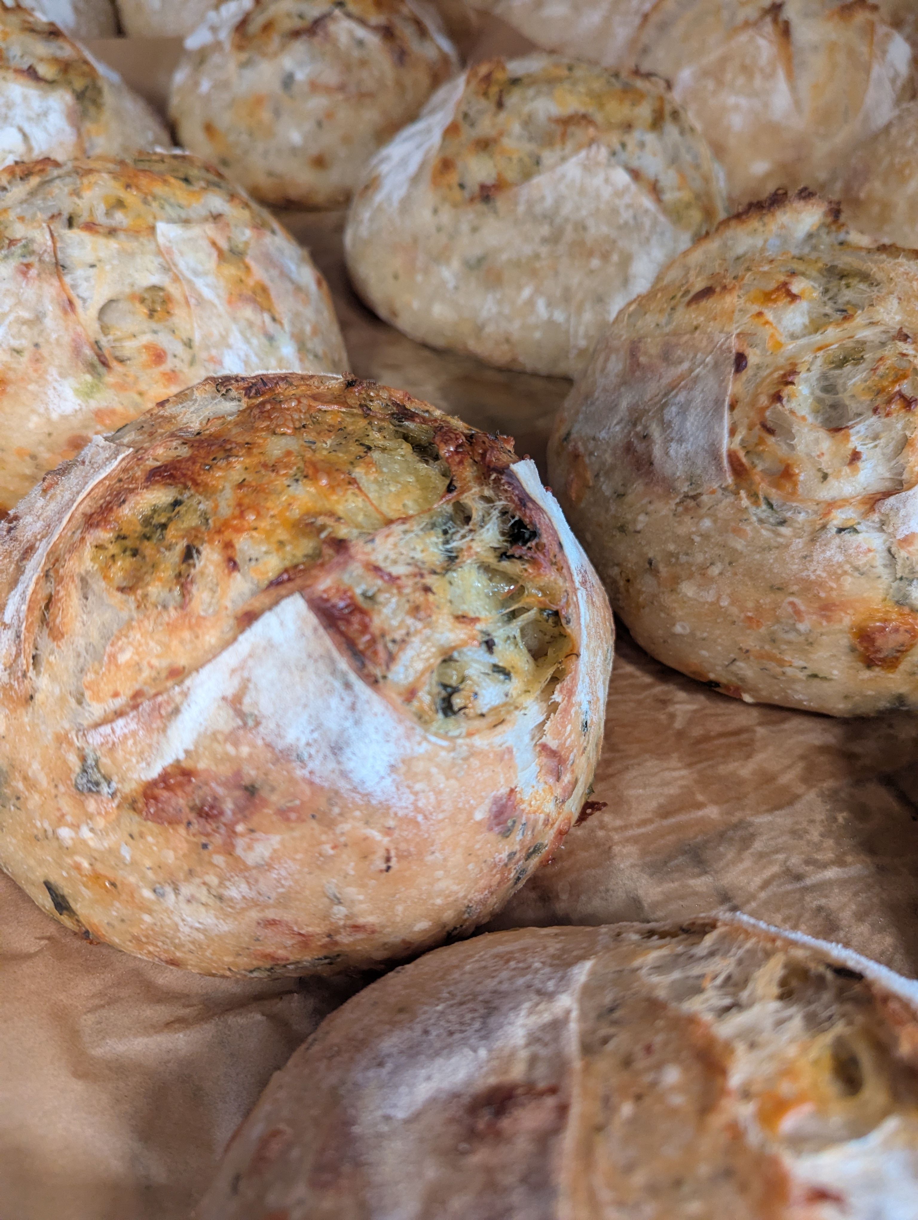 Mini Italian Herb and Cheese Boule