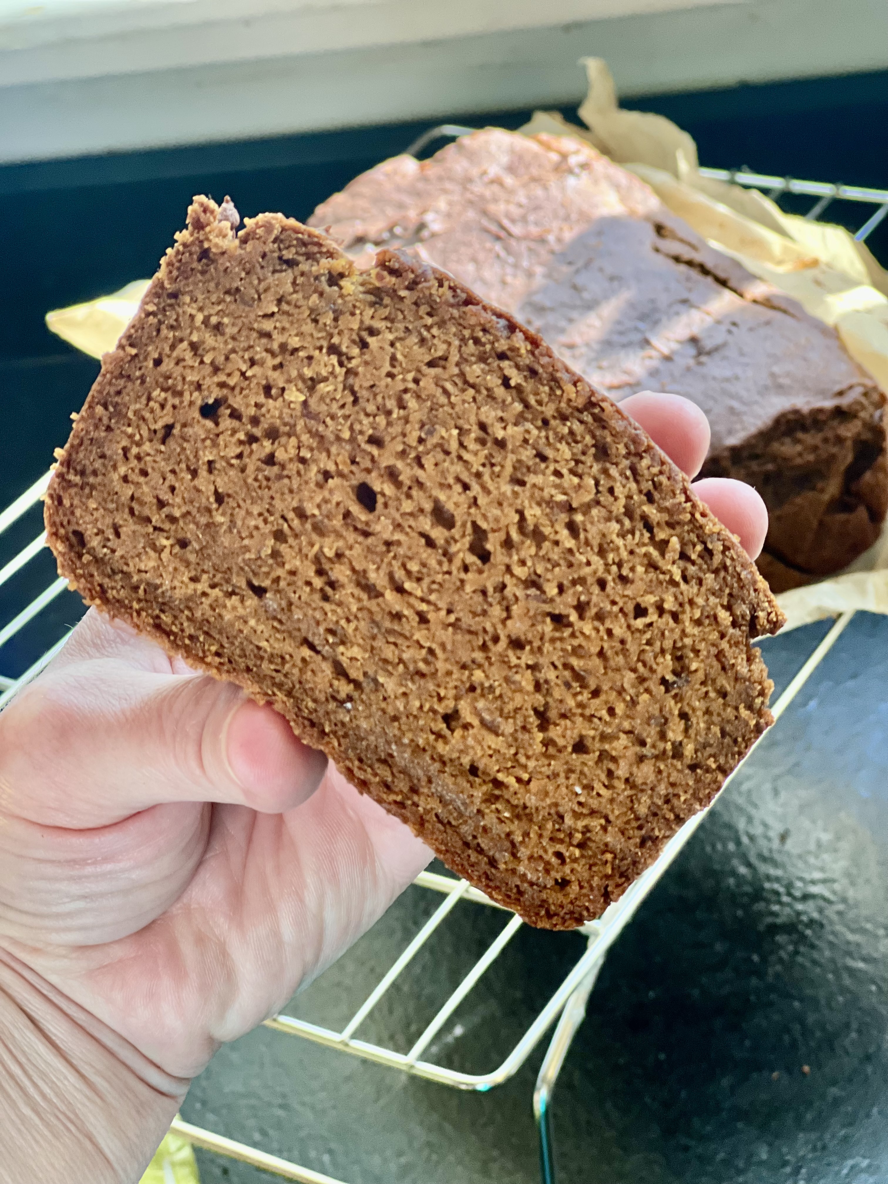 1 Slice Of Breakfast Bread (This Week-PUMPKIN)GF, DF, Egg Free, Refined Sugar Free