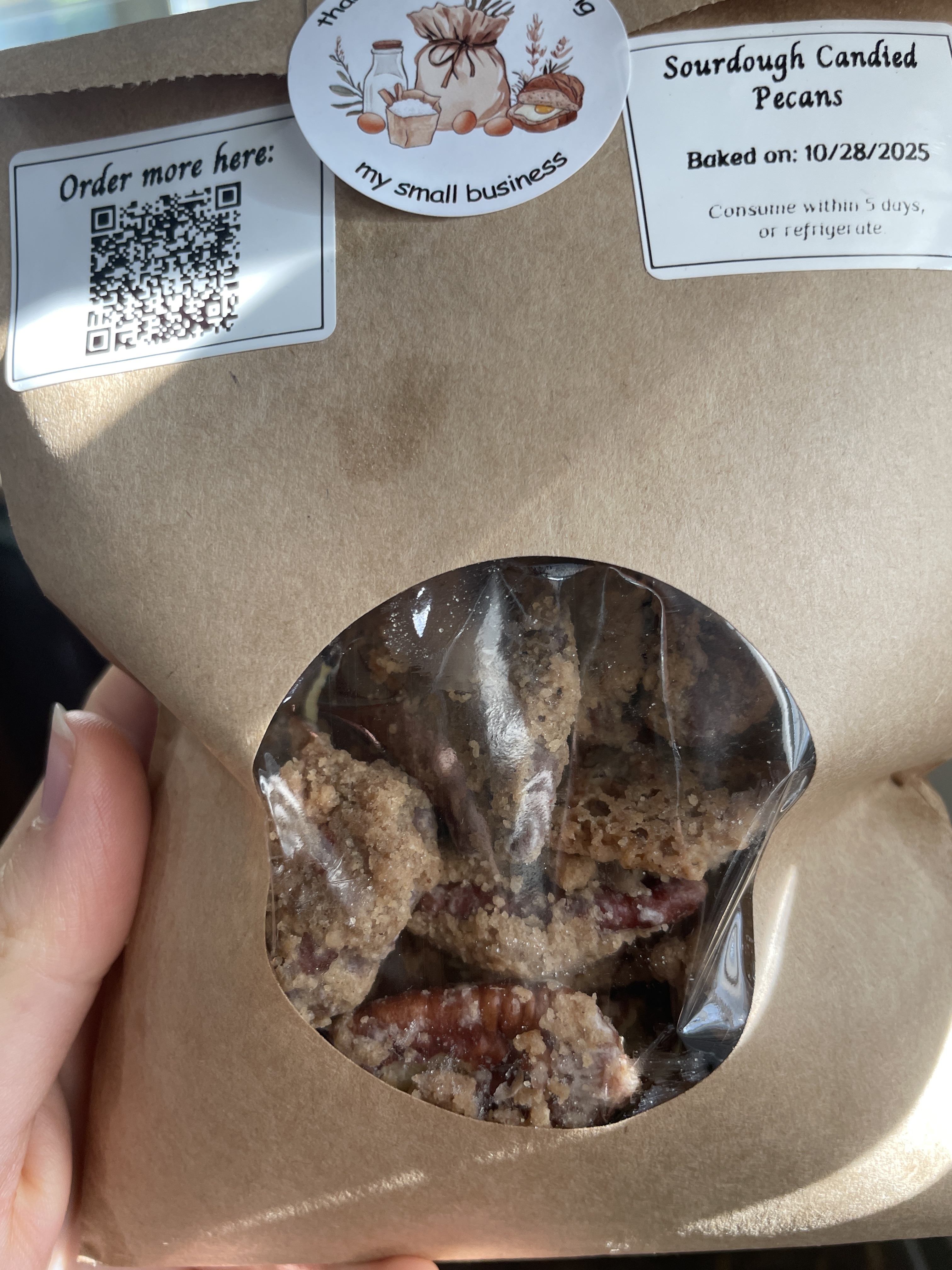 Sourdough Candied Pecans 🫙