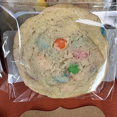 Chocolate Coated Candy Cookie