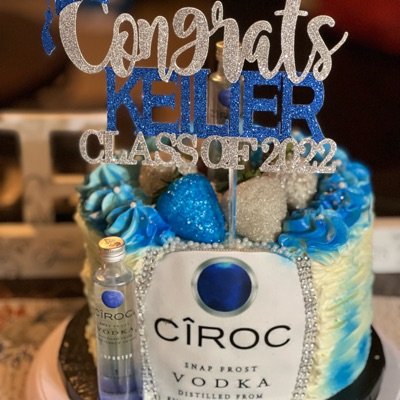 Alcohol Inspired Themed Cake 