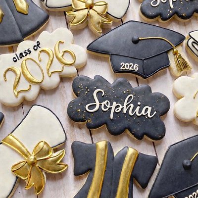 Grad Sugar Cookies 