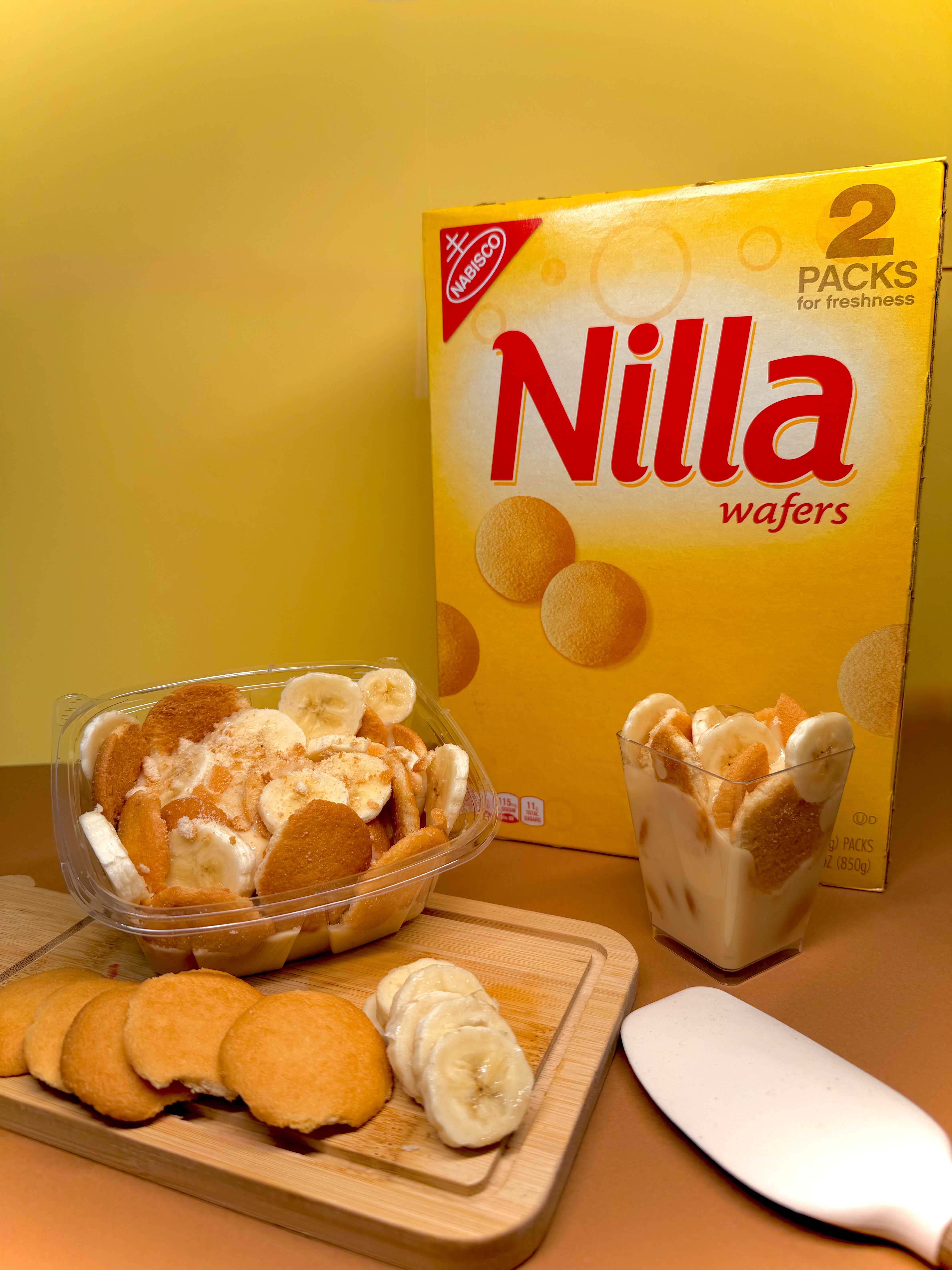 Large Banana Pudding 