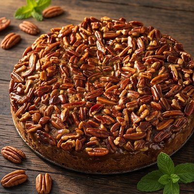 Pecan Upside Down Cake