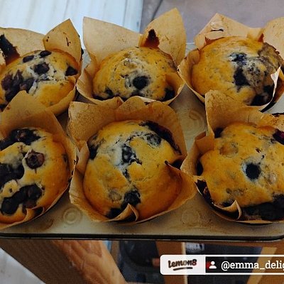 Blueberry Coconut Muffin