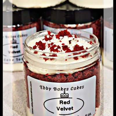 Red Velvet Cake Jar