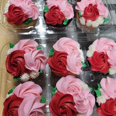 Valentines 6pk Cupcakes Valentines Decor