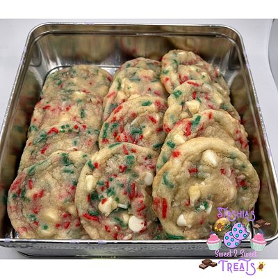 Christmas Cookies In Tin