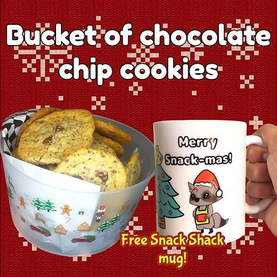 Bucket Of Freshly Baked Cookies [NOT AVAIL SHIPPING]