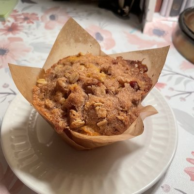 Sourdough Pumpkin Streusel Muffins