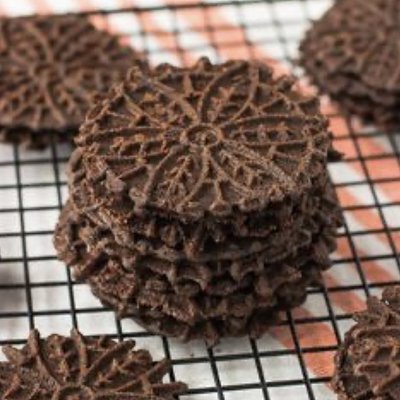 Galletas Pizzelle Chocolate 