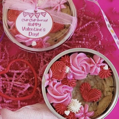 Mini Chocolate Chip Cookie Cake 