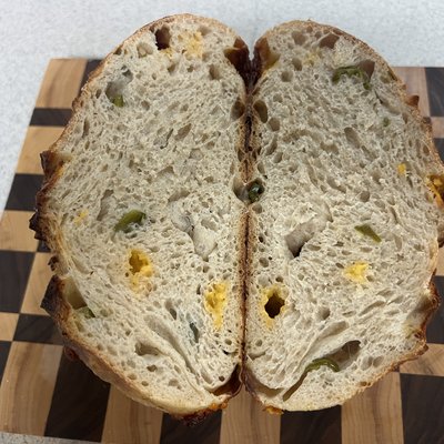 Rustic Sourdough Loaf With Inclusions