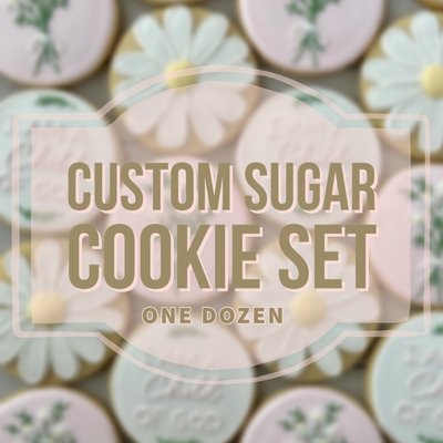 Standard Size Decorated Sugar Cookies