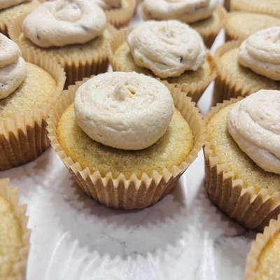 Brown Butter Banana Cupcakes