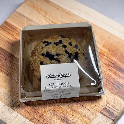 Sourdough Blueberry Crumble Cake 