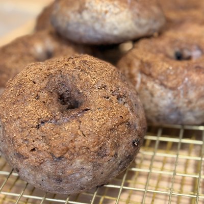 Sourdough Blueberry Cinnamon Bagel •6•