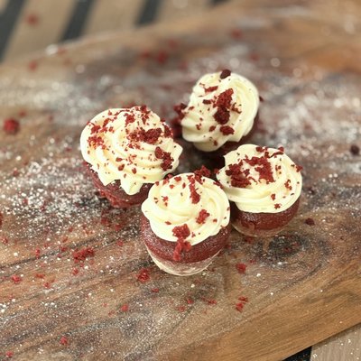 Mini Red Velvet Cupcakes (Pack of 4)