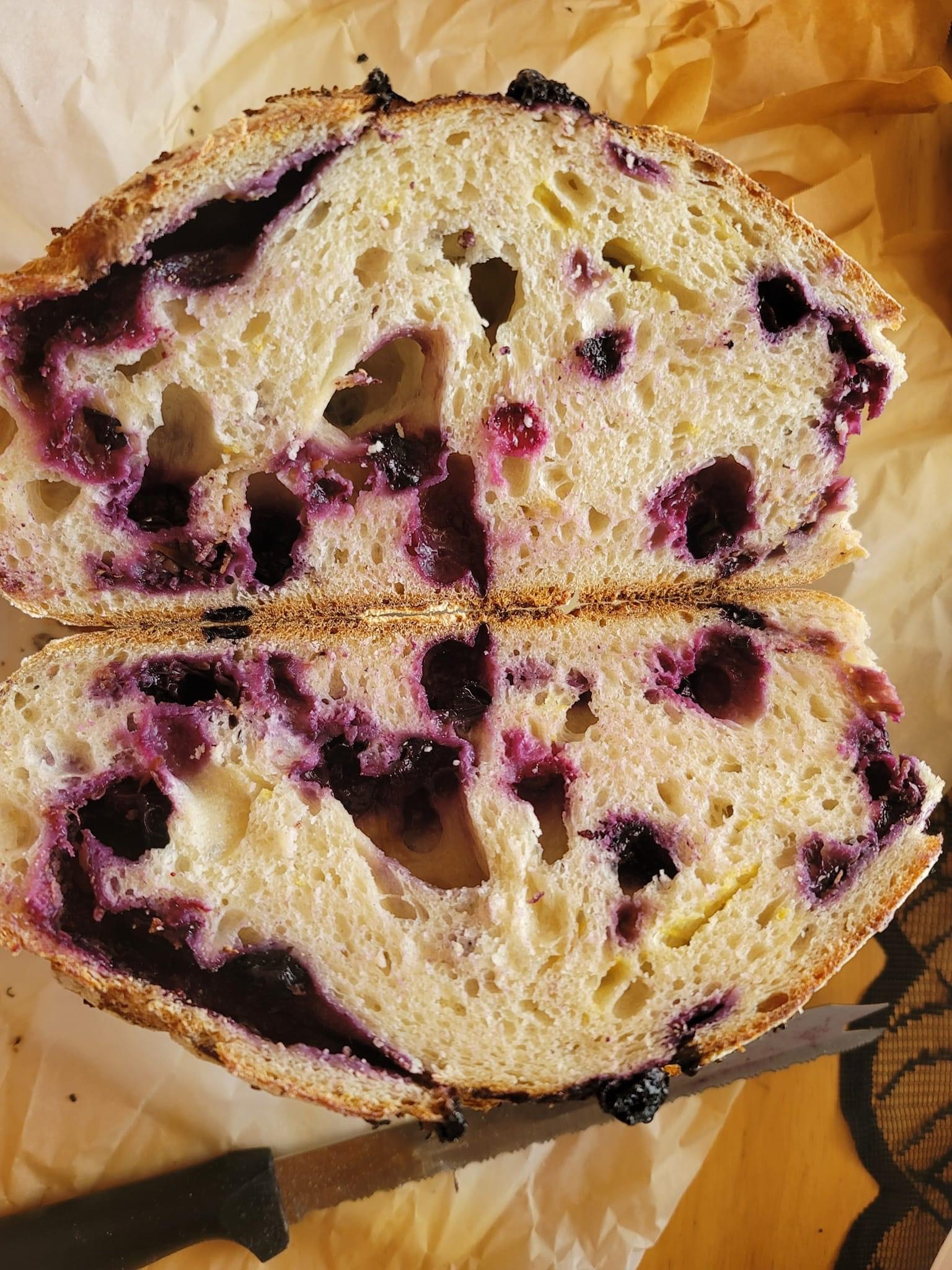 Lemon Blueberry Boule