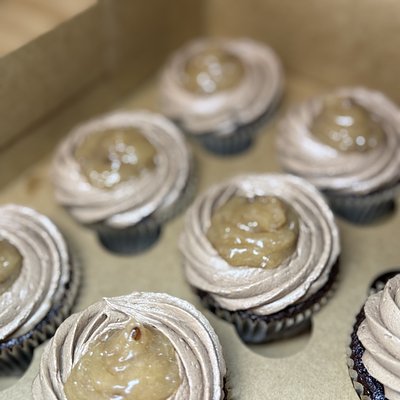 German Chocolate Cupcakes - 1 Dozen