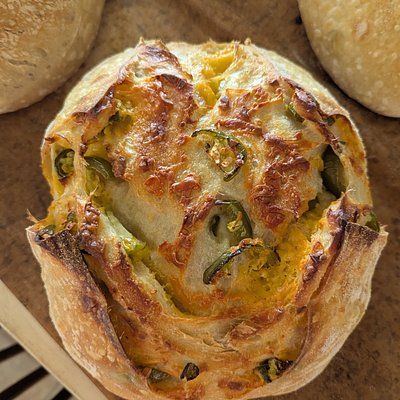 Jalapeno Cheddar Sourdough Loaf