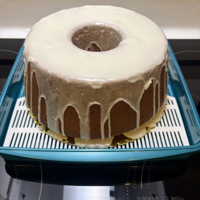 Mile High Lemon Cream Cheese Pound Cake With Glaze