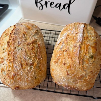 Jalapeño Cheddar Sourdough Bread