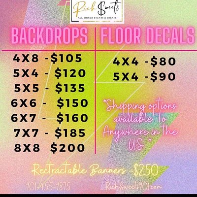 Backdrops And Floor Decals