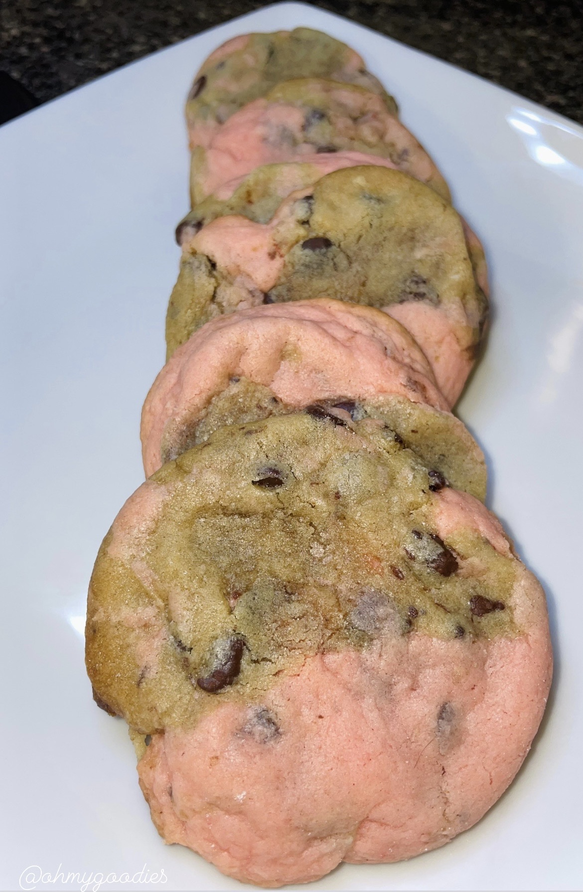 Strawberry Chocolate Chip Cookies