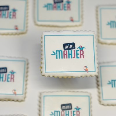 Custom Business Logo Printed Cookies 