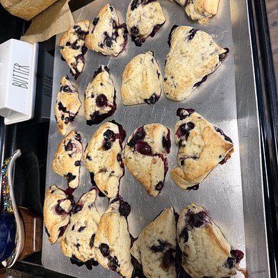 Blueberries Scone