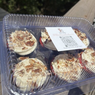 1 Dozen Red velvet Cup Cakes 