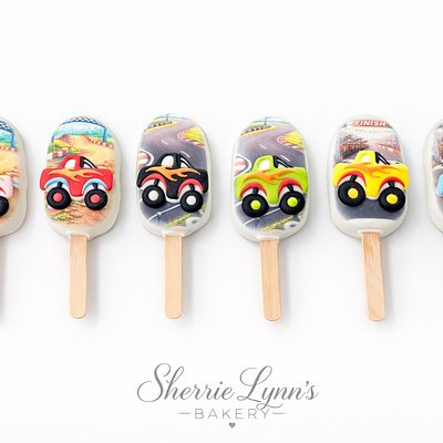 Cute Off Road Truck Cake Sickles ! 
