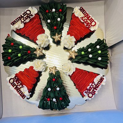 8 Count Christmas  Brownies