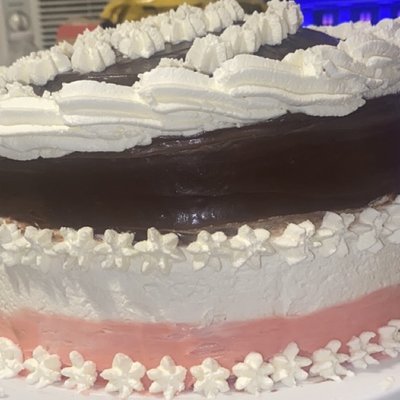 Neapolitan Cake🩷🤍🤎🎂