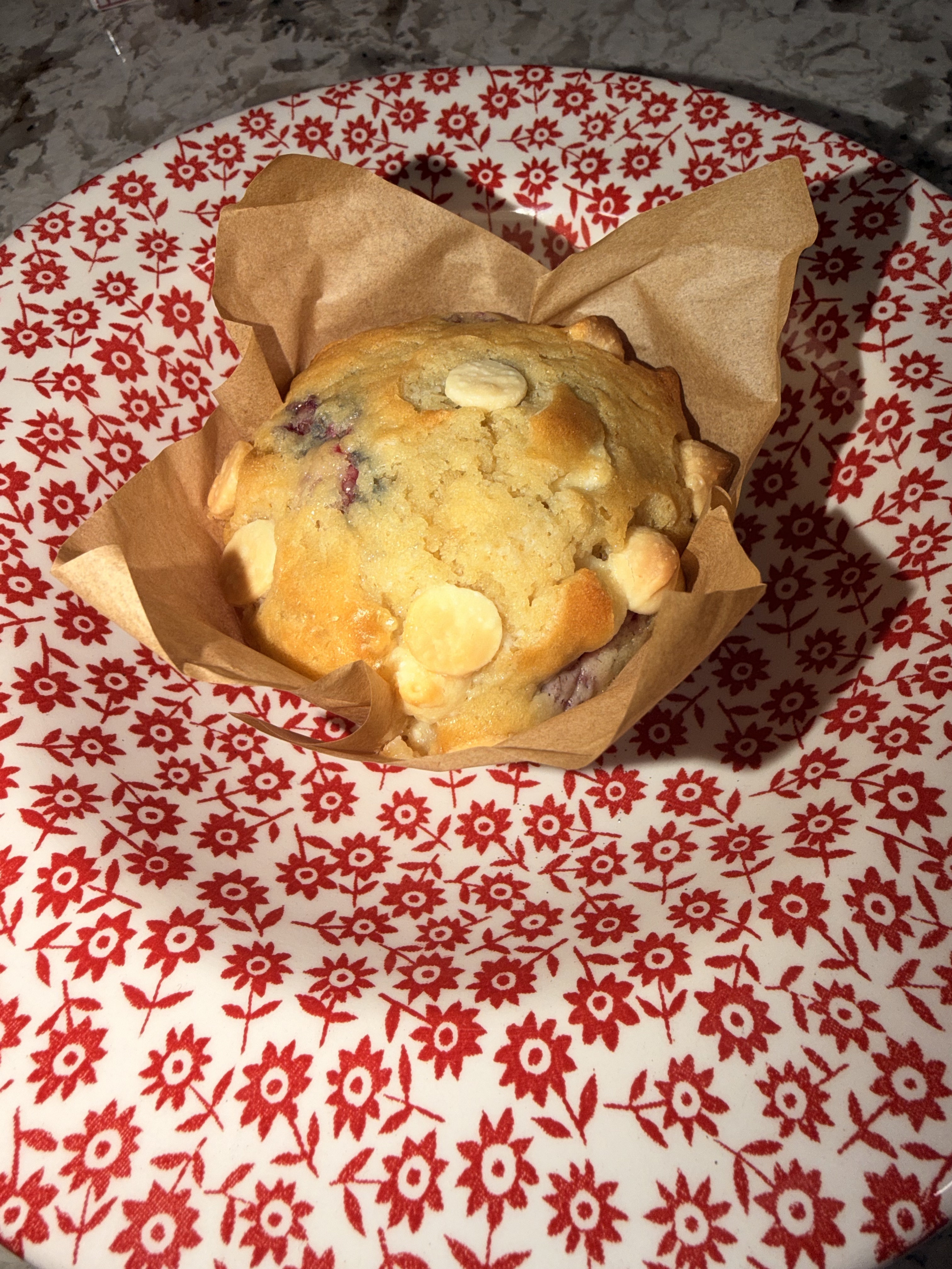 Raspberry White Chocolate Sourdough Muffins 6ct