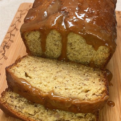 Salted Caramel Banana Bread