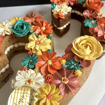 Number Cookie Cake