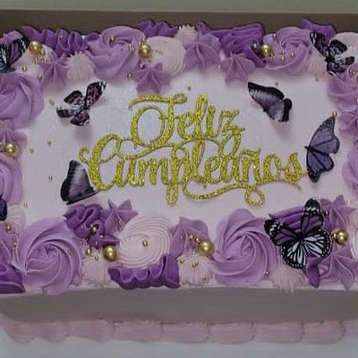 ¼ Sheet Cake