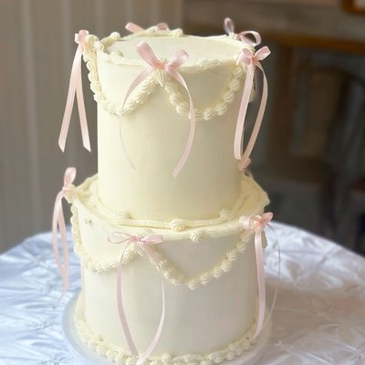 Custom Two Tier Cake 