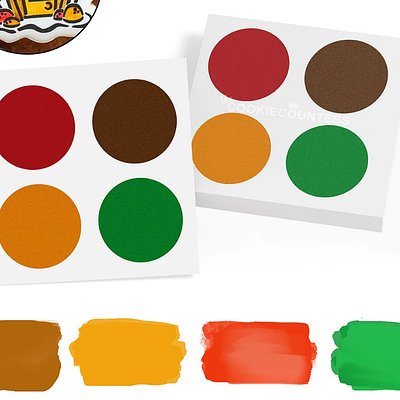 Additional Paint Pallet And Brush 