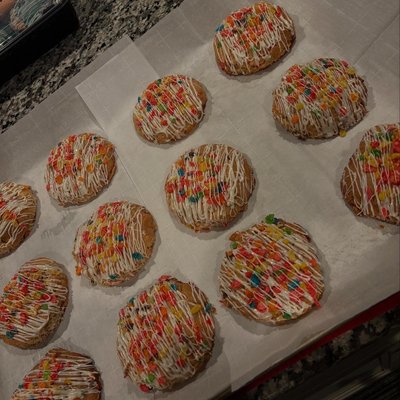 Fruity Pebble Cookies 🌈🍪