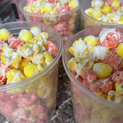 Tubs of Dirty Popcorn. Message for event pricing. 3 Tub Minimum. Any Flavor