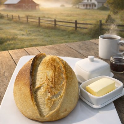 Rustic Sourdough Loaf - Wheat